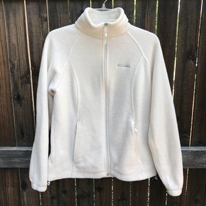 Cream Columbia comfy sweater